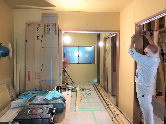 建替え工事風景