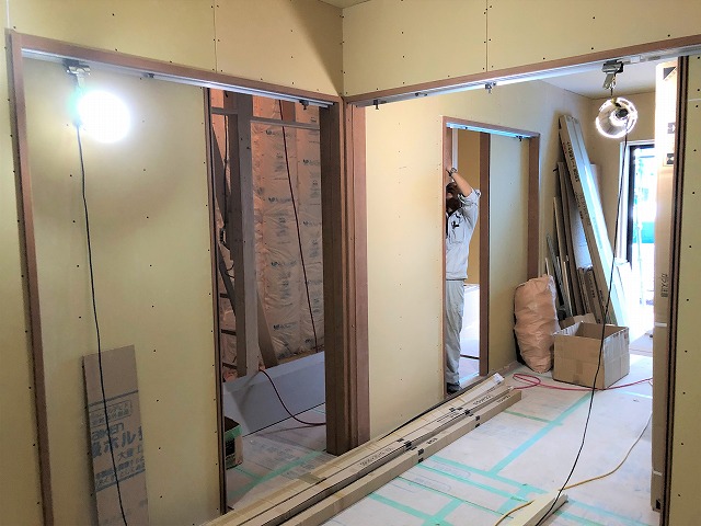 建替え工事風景