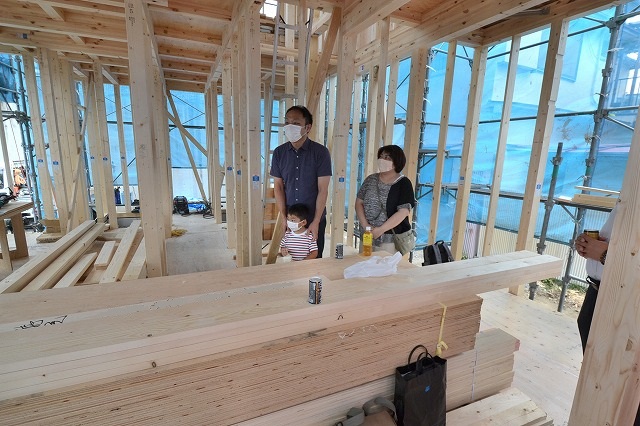 枚方市 注文住宅 Ｎ様邸 上棟式 ♪