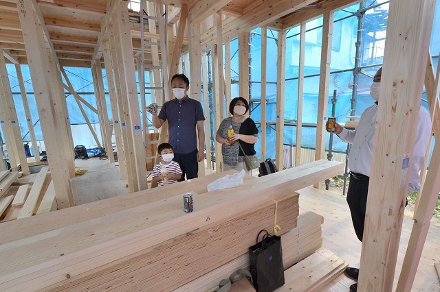 枚方市 注文住宅 Ｎ様邸 上棟式 ♪