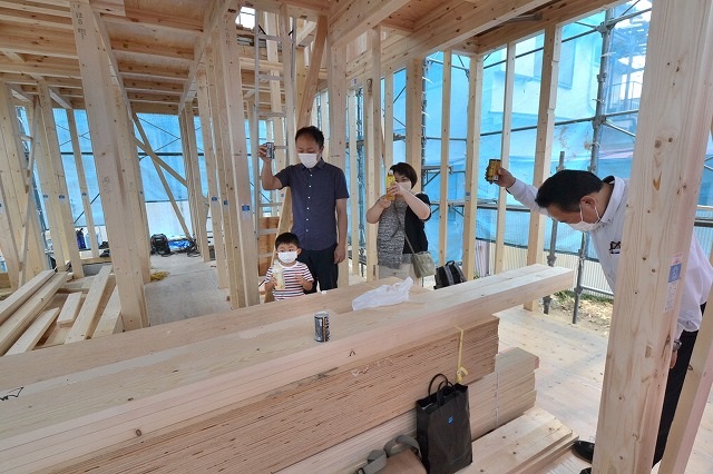 枚方市 注文住宅 Ｎ様邸 上棟式 ♪