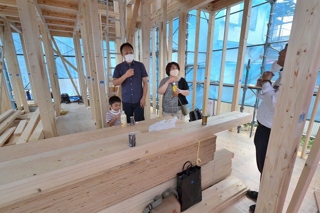 枚方市 注文住宅 Ｎ様邸 上棟式 ♪