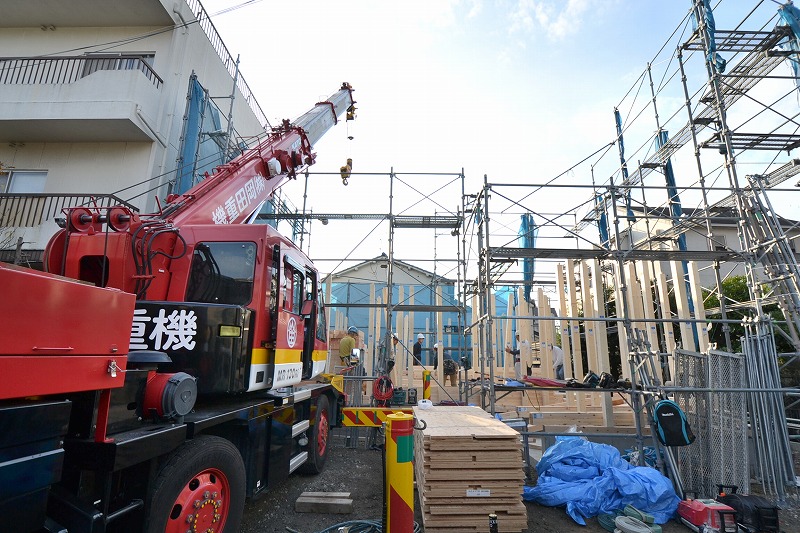 棟上げ工事