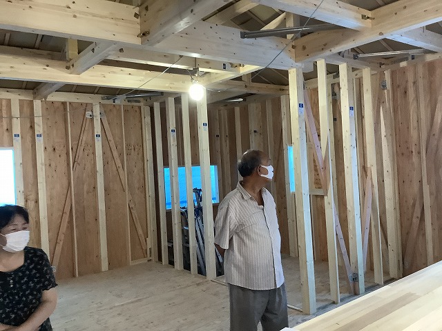 八幡注文建住宅構造見学会