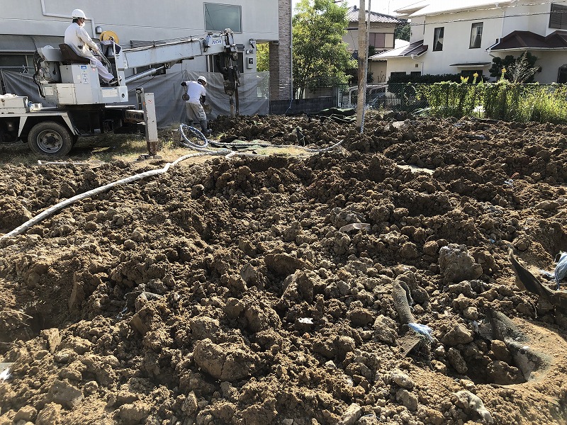 狩野様邸地盤改良