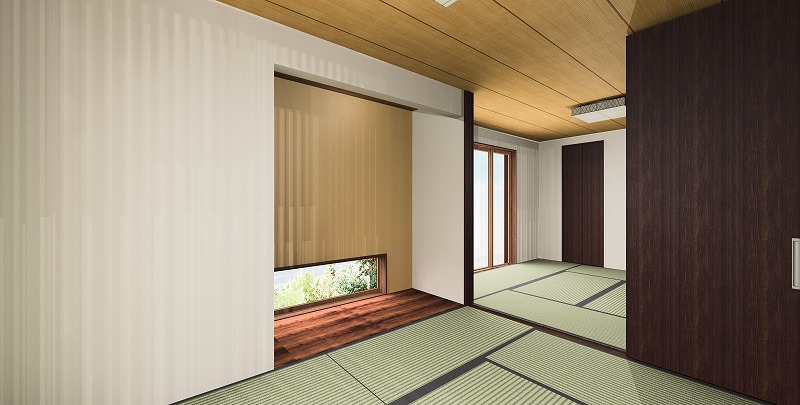 狩野様邸室内パース