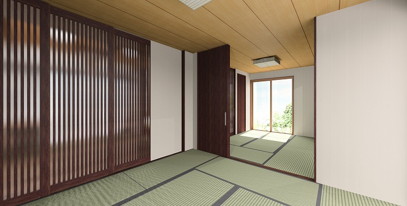 狩野様邸室内パース