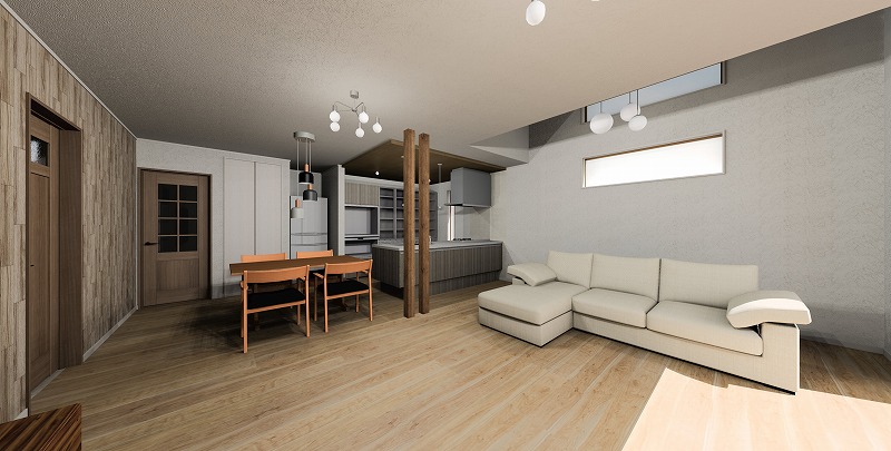 大東市　K様邸パース図