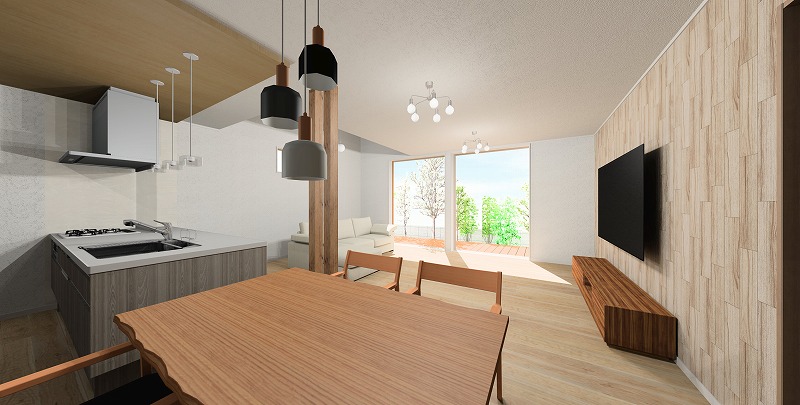 大東市　K様邸パース図