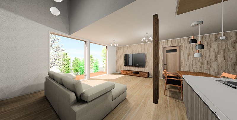 大東市　K様邸パース図