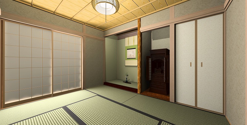 大東市　K様邸パース図