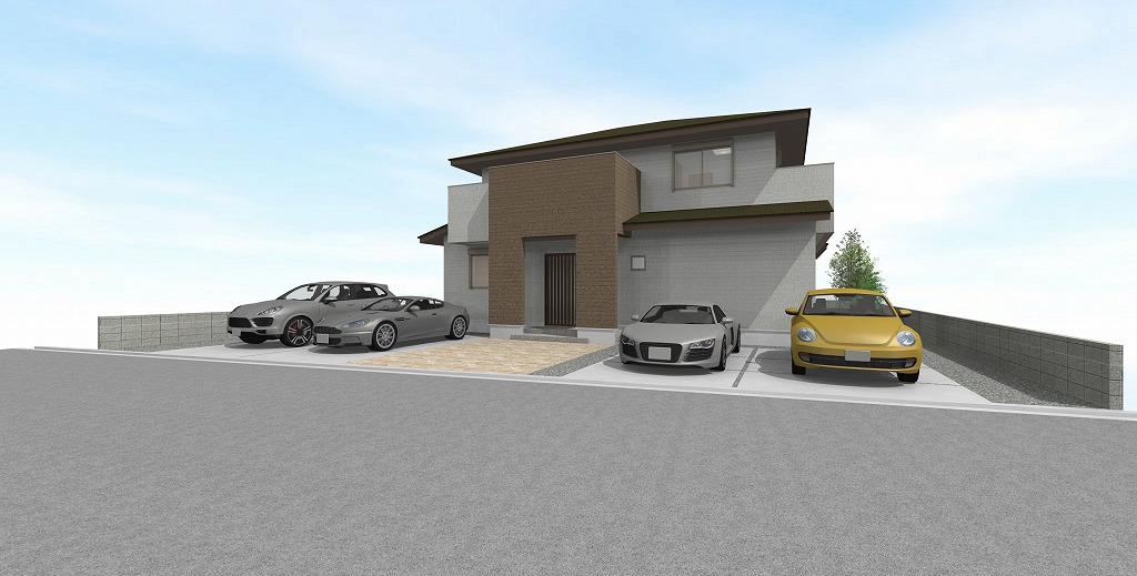 大東市　K様邸パース図