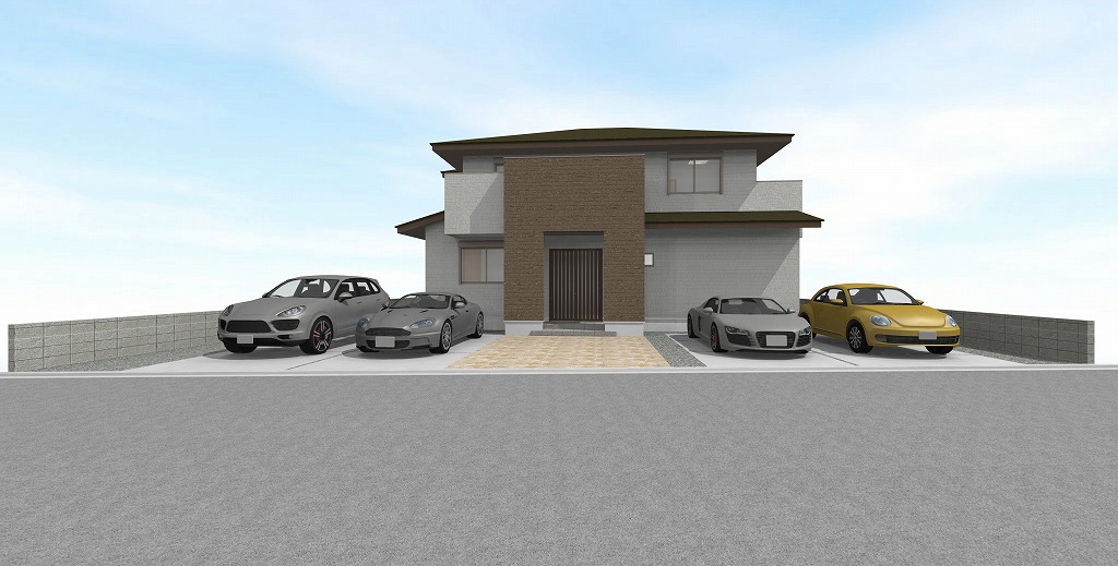 大東市　K様邸パース図