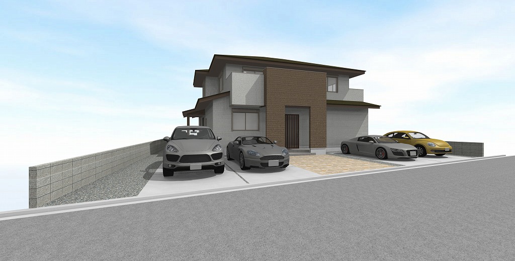 大東市　K様邸パース図