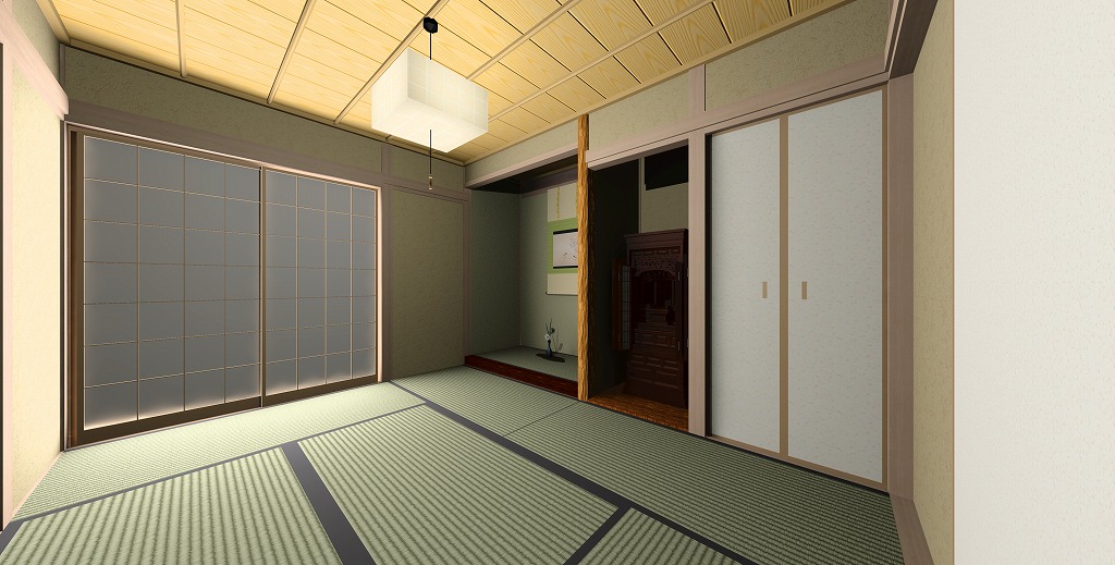 大東市　K様邸パース図