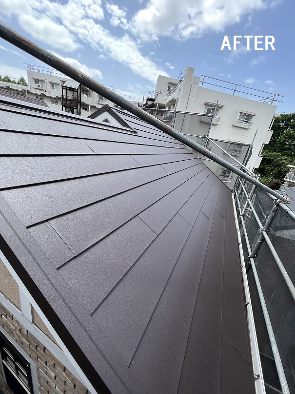 スーパーガルテクト工事