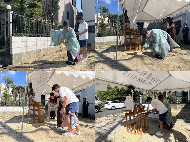 地鎮祭写真