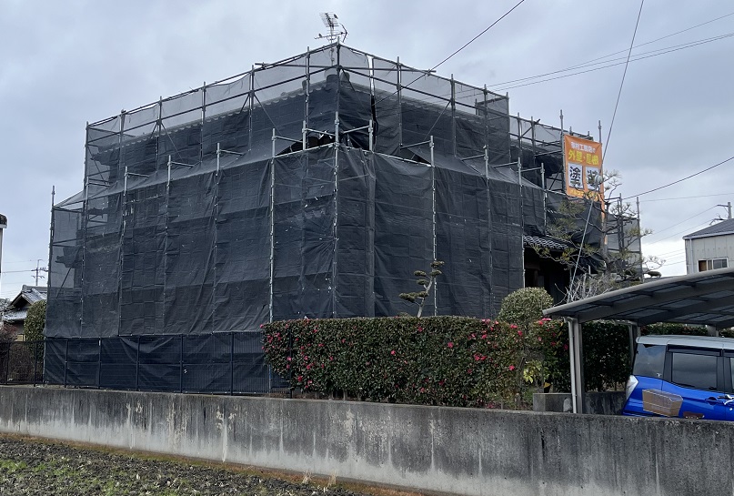 奥本様 棟瓦工事2