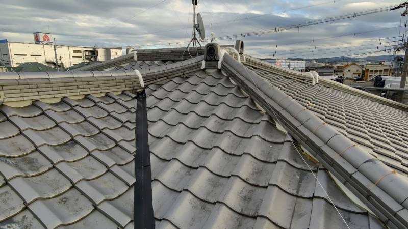 奥本様 棟瓦工事8