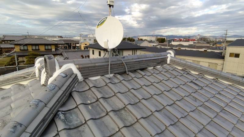 奥本様 棟瓦工事9