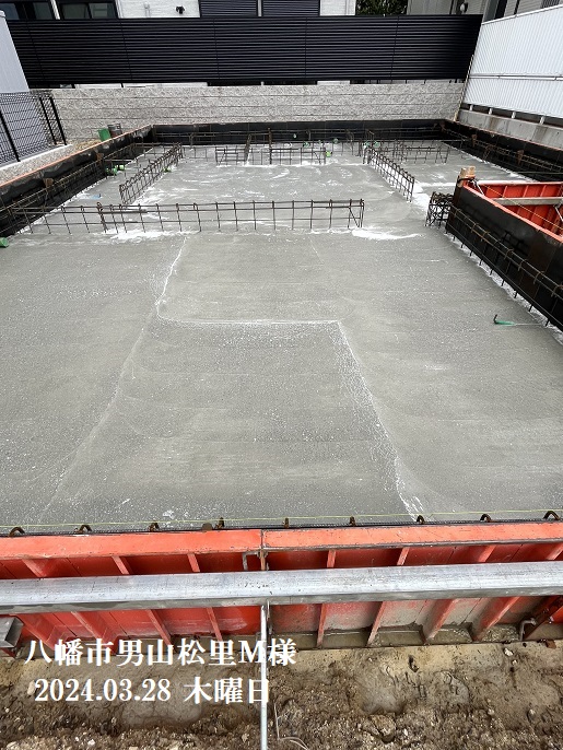 八幡市男山松里基礎写真12