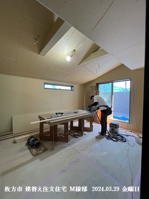 枚方市建替え注文住宅工事写真10