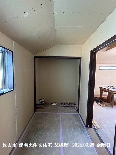 枚方市建替え注文住宅工事写真12