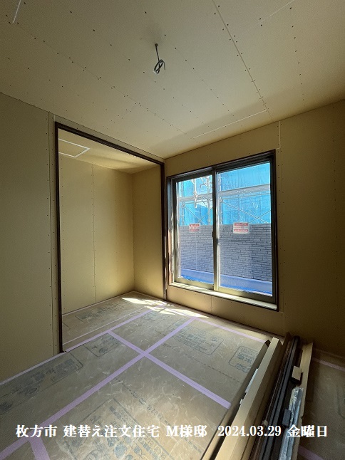 枚方市建替え注文住宅工事写真13