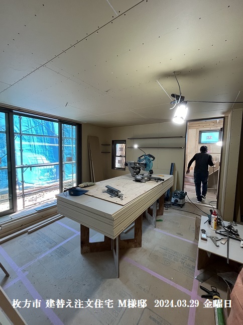 枚方市建替え注文住宅工事写真6