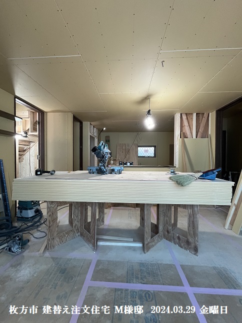 枚方市建替え注文住宅工事写真7