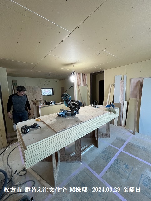 枚方市建替え注文住宅工事写真8