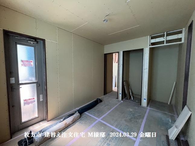 枚方市建替え注文住宅工事写真9