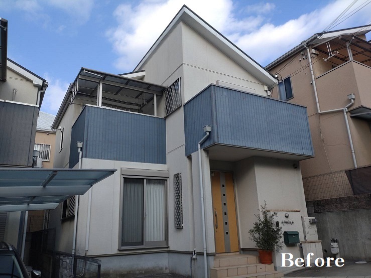 枚方市Ｋ様邸外壁塗装2