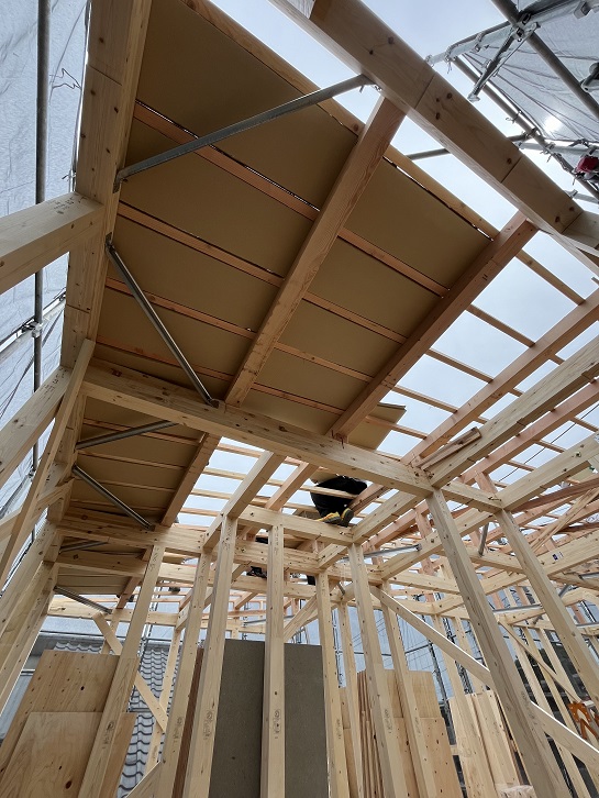 男山松里Ｍ様邸棟上げ26