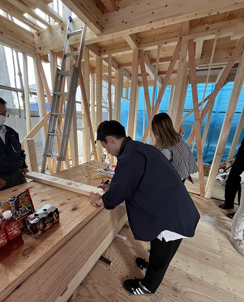 男山松里Ｍ様邸上棟式2