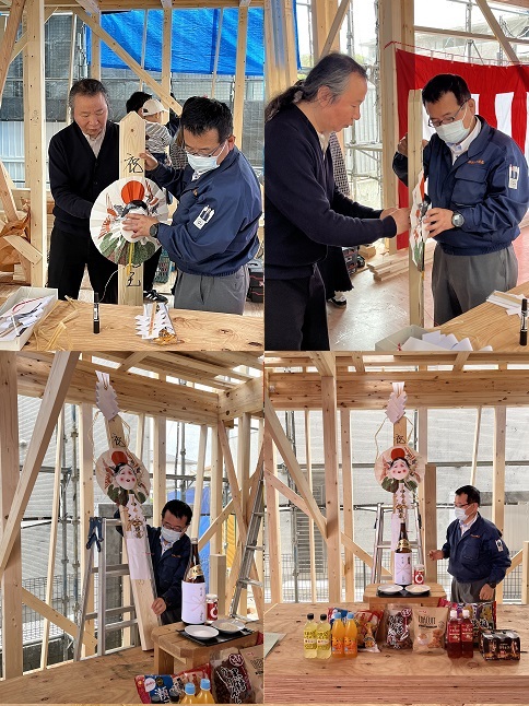 男山松里Ｍ様邸上棟式4