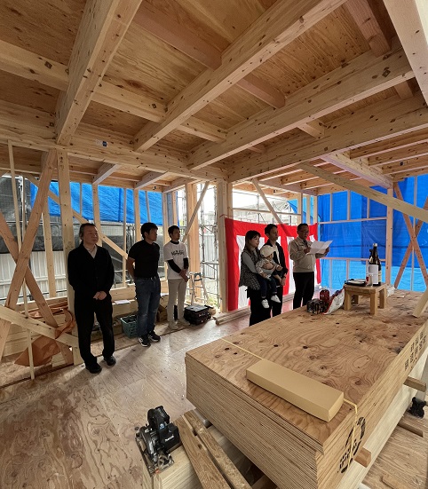 男山松里Ｍ様邸上棟式6