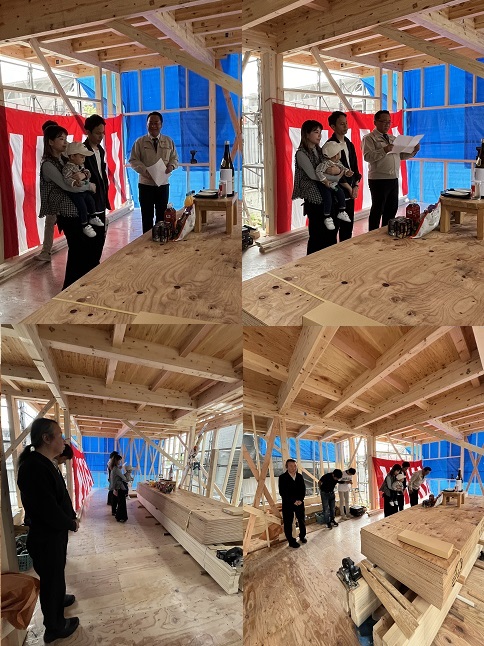 男山松里Ｍ様邸上棟式7