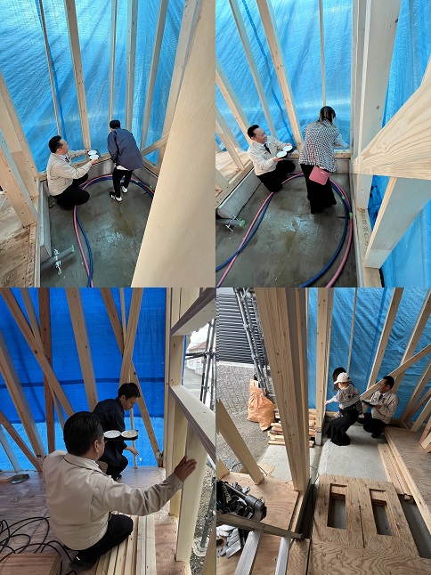 男山松里Ｍ様邸上棟式8