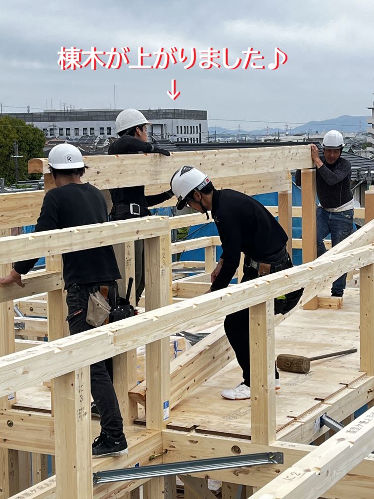 枚方市注文住宅N様邸棟上げ工事13