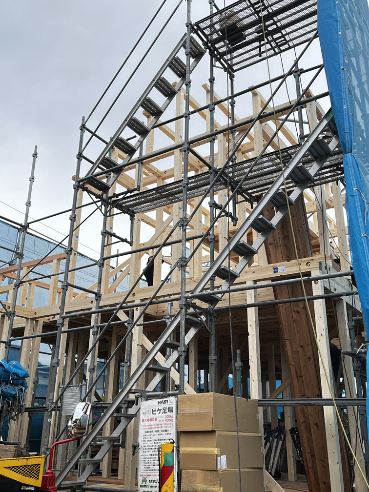 枚方市注文住宅N様邸棟上げ工事14