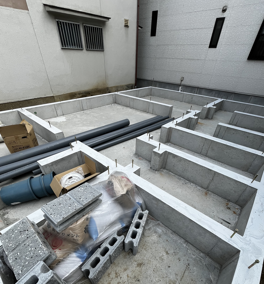 交野市注文住宅Y様邸基礎6