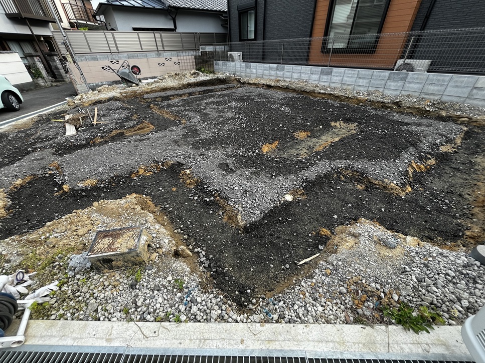 注文住宅F様邸の基礎工事3