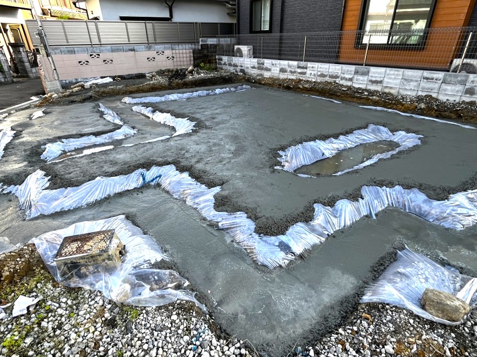 枚方市注文住宅F様邸基礎工事3