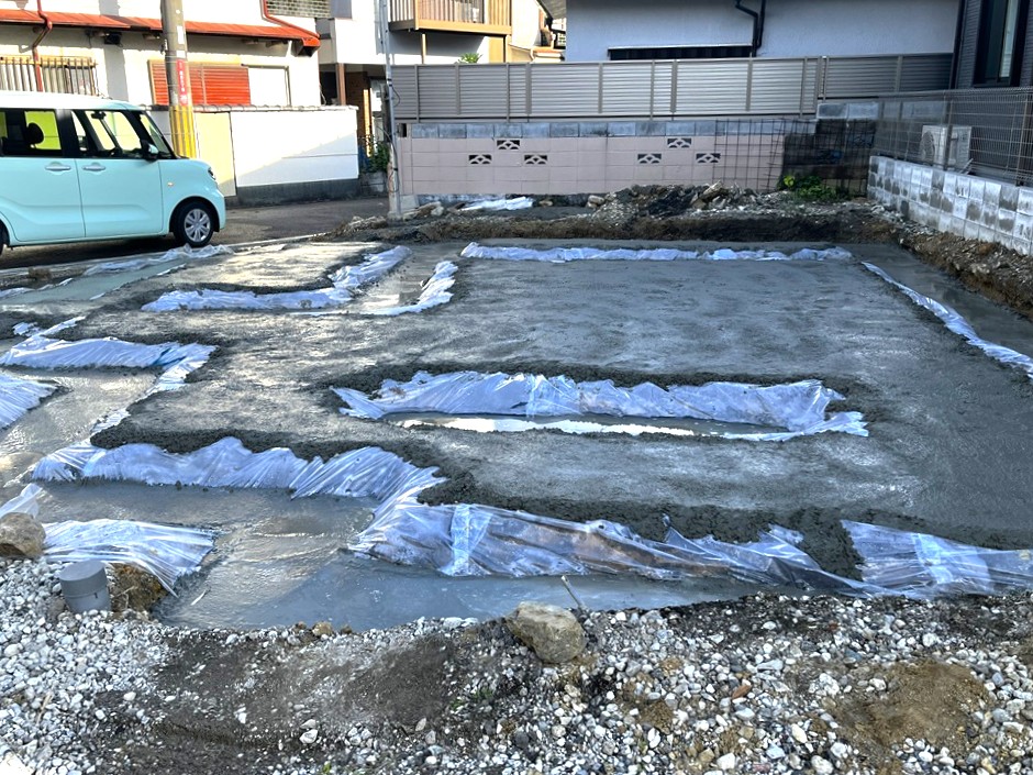 枚方市注文住宅F様邸基礎工事4