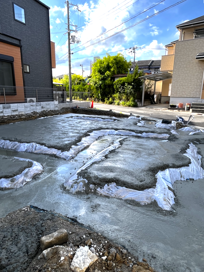 枚方市注文住宅F様邸基礎工事5