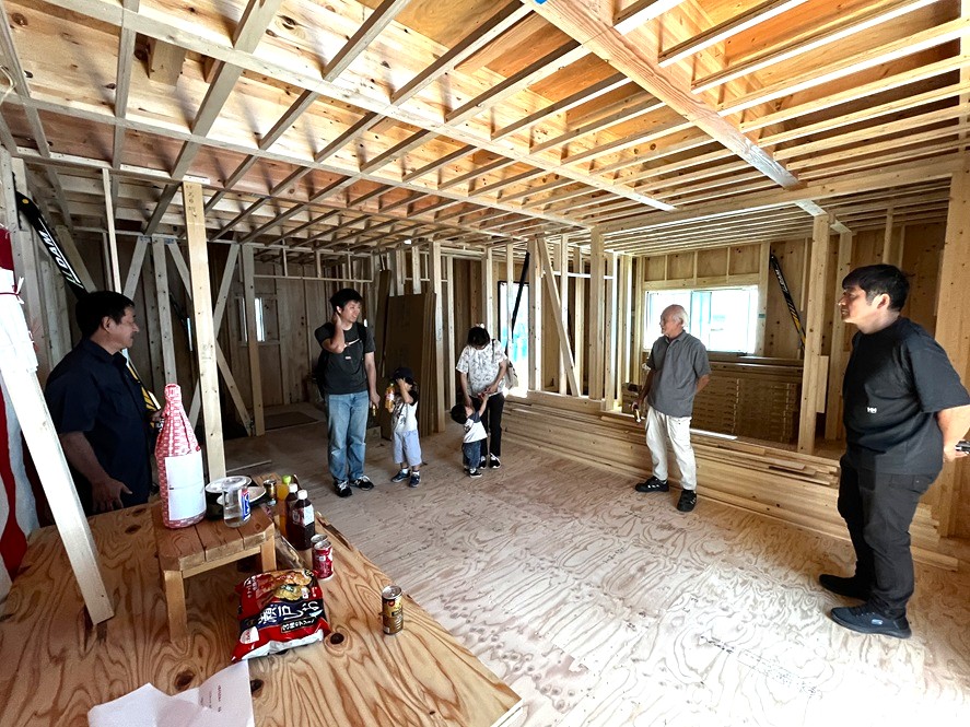 枚方市 注文住宅 F様邸上棟式11