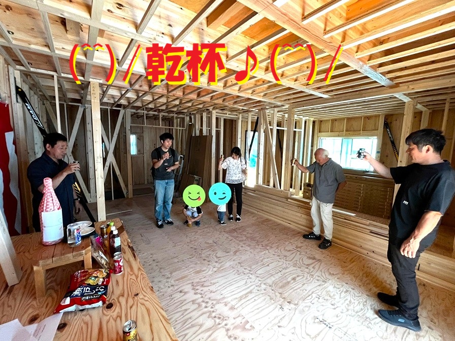 枚方市 注文住宅 F様邸上棟式12