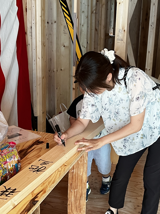 枚方市 注文住宅 F様邸上棟式3