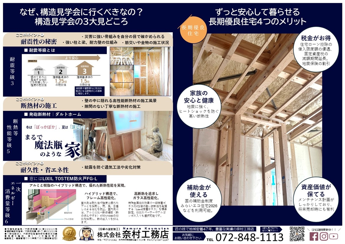 寝屋川市八幡台2見学会
